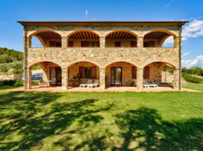 Modern apartment in a farmhouse in Suvereto with a veranda